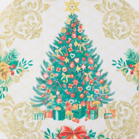 New Year's napkin on the Golden Christmas table, 30x30 cm, oxford, polyester-2