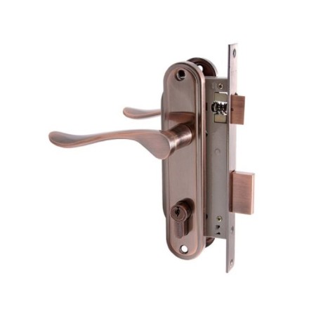 Smeal "Allur" lock 127/1 AC, with a pen, 4 keys, color old copper