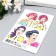 Tattoo on the body "Girls" 10x15 cm