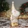 Soft toy "Santa Claus Flower" (59x21 cm extended legs) 40x21 cm, golden-white