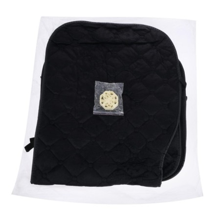 Caps on seats, velor, black, set 3 pcs-6