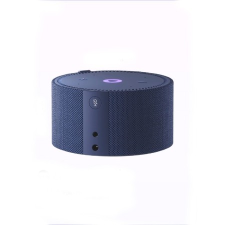 Smart column "New Yandex Mini Station", Voice Assistant Alice, 10W, with a clock, blue-1