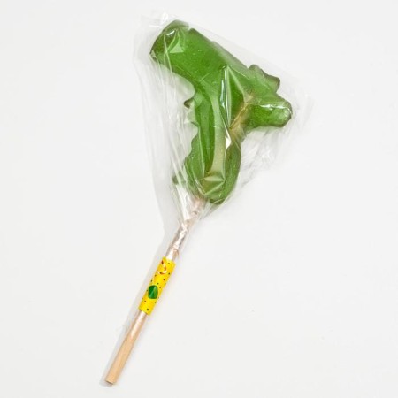 Caramel on a stick "Pistol" Green, 45g-3