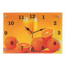 Carty clock is wall-mounted, interior 