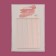 Nail stickers "strips", metallized, pink gold color