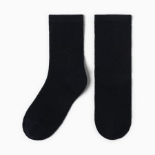 Women's socks, dark blue color, size 23-25