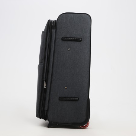 Big suitcase 28 ", lightning department, code castle, 3 wheels, 2 outer pockets, color gray color-3
