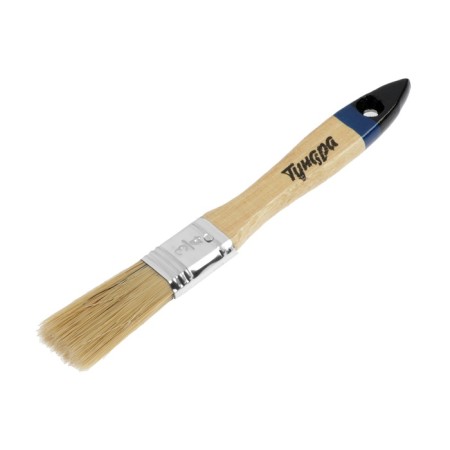 Brush flat tundra, natural bristles, wooden handle, 3/4 ", 20 mm-2