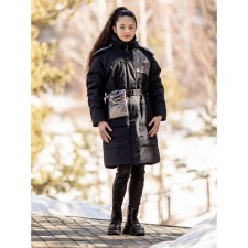 Coat for a girl, height 164 cm