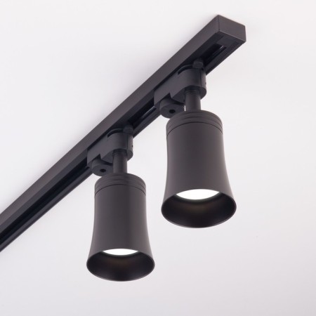 Skiral lamp Elektrostandard, Vetro, 70x70x175 mm, GU10, black color-1