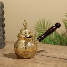 Turk with a lid 20x10x15 cm, brass