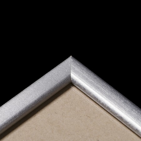 Photo frame pine С19 silver 70x90 cm (plastic screen)-2