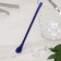 Spoon-bomber made of stainless steel for MATE, length 17.5 cm, blue color
