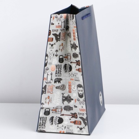Package Gift Laminated Vertical, packaging, “You are the best”, Ml 23 x 27 x 11.5 cm-2
