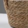 Kashpo wicker "safari" with handles, 15.5x15.5x13.5 cm, natural