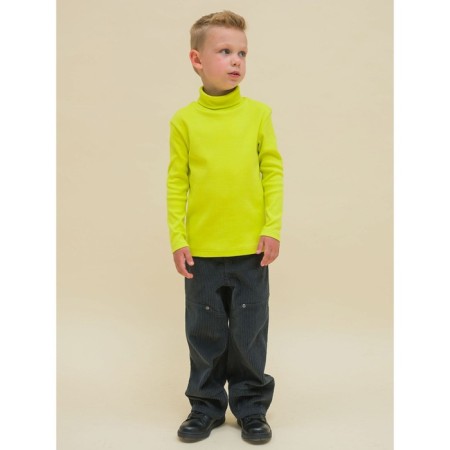 Turtleneck for a boy Pelican, height 140 cm, yellow color-5