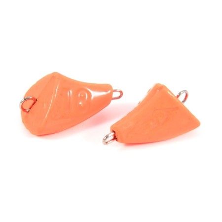 Cargo of a bullet-exentric painted pissy Yaman 10 pcs., 18 g, orange-2