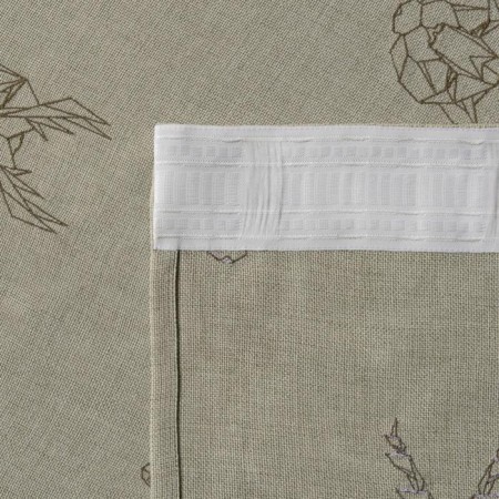 Set of curtains "Luka", size 2x145x270 cm, beige color-3
