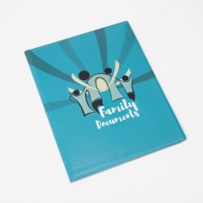 Folder for documents, 4 sets, turquoise color