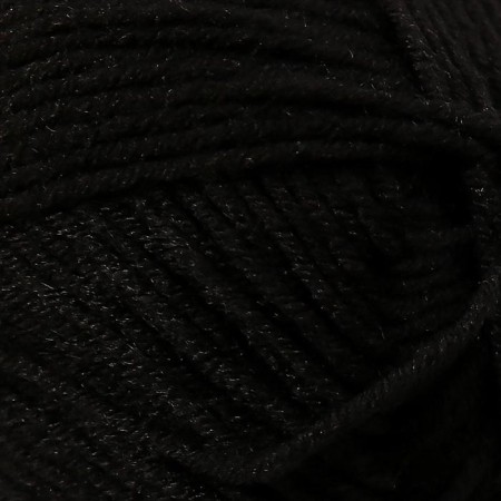 Yarn "Children's Fun" 20% microfiber, 80% acrylic 140m/50g (003 black)-9