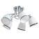 Ophelia chandelier 5he27 40t chrome 55x55x25 cm Bayerlux