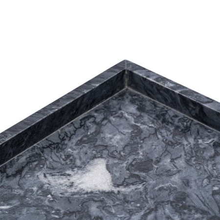 Bergenson Bjorn Marm tray, black marble, 28x20 cm, color black marble-6