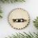 Icon in the box "Santa Claus", 5 x 4 cm