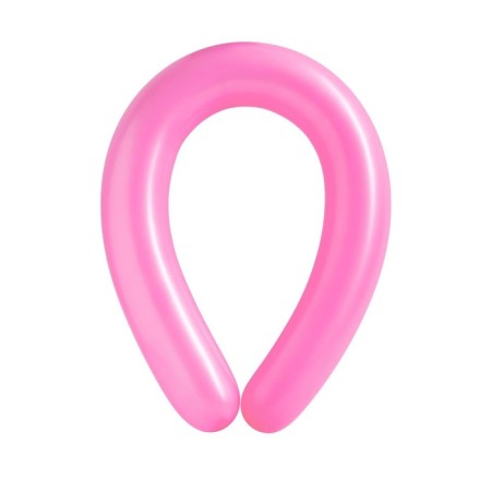 Latex Twisting Ball 350 ", mother -of -pearl, set 10 pcs., Pink color