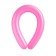 Latex Twisting Ball 350 ", mother -of -pearl, set 10 pcs., Pink color