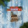 Decoration Christmas tree "glitter castle" 7x10 cm, gold