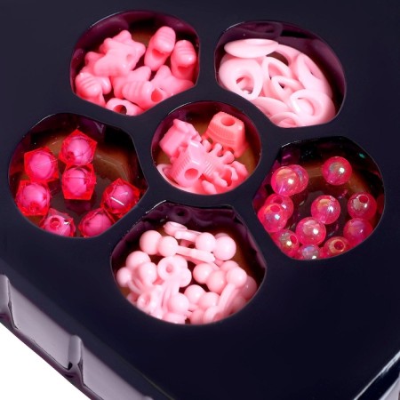 Set for beadwork "Creative fantasies", pink color-8