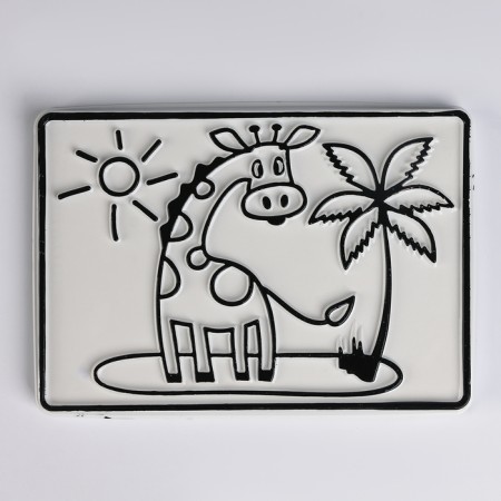 Picture with crystals "Girafic", 10 × 15 cm-6