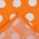 Towel 35x60cm peas, orange, waffle, 120 g/m2, cotton 100%