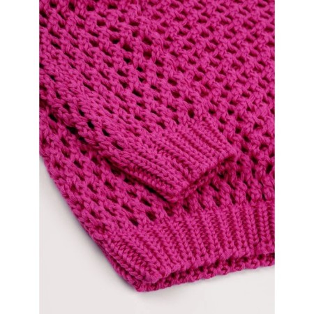 Свитер для девочки Amarobaby Knit Trend, рост 128 см, цвет розовый-11