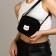 Plush bag "bear", black color