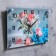 Watch wall, interior "small bouquet" 25x35 cm, aa, silent
