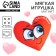 Magnet "I love", heart
