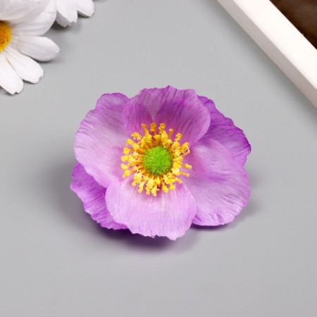 Budon on the leg for decoration "Violet Rudbeckia" 6.5x6.5 cm