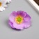 Budon on the leg for decoration "Violet Rudbeckia" 6.5x6.5 cm