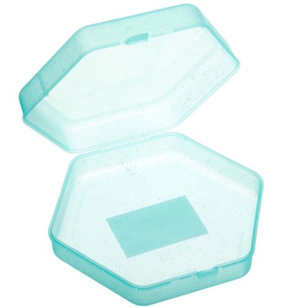 A set of silicone teeters "Blue Boxing", with a rattle, 4 pcs., In the case, crumb I-20