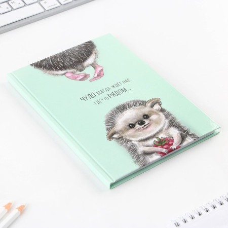 Diary "Miracle near", hard cover, A5, 80 sheets-1