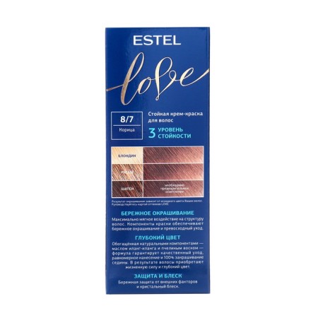 Persistent Hair Cream Estel Love Cinnamon-3