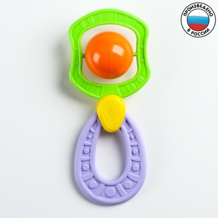 A rattle - a “planet” teether, an elastic pen, types and color mix-21