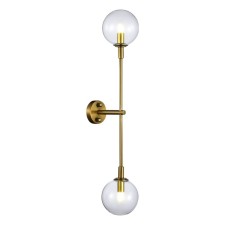 Бра St Luce. SL1506.201.02. Chieti. 2х5 Вт, G9, 4000K, 12 см, цвет золотистый