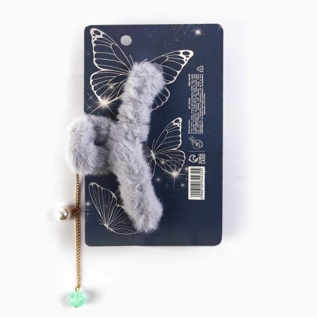 Fluffy hair crab "The most beautiful" with a suspension, 3 x 12 cm-5