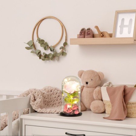 Spinker Sales "Pink Rose" LED 3AAA 8x8x17 cm Risalux-10