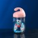 Bank for bulk products "Axis", 500 ml, glass, pink cover, Iran