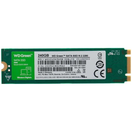 SSD M.2 WD Green 240 GB SATA III WDS240G3G0B