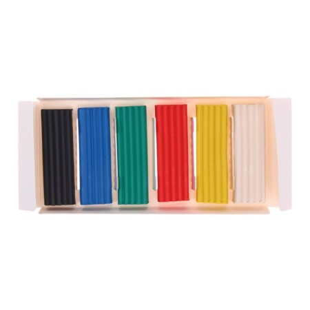 Plasticine 6 -ZV 120g Brauberg "Kids", with a stack, higher quality 106435-5