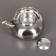 Gretel stainless steel teapot, 1.6 liters, metal sieve, chrome color